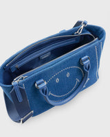 Tote Bag Smiley® Denim Blue