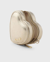 Mini Heart Bag Metallic Gold