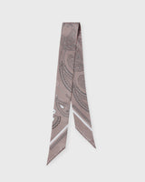 Twilly Silk Paisley Taupe