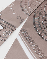 Twilly Silk Paisley Taupe