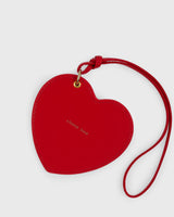 Heart Mirror Charm Red