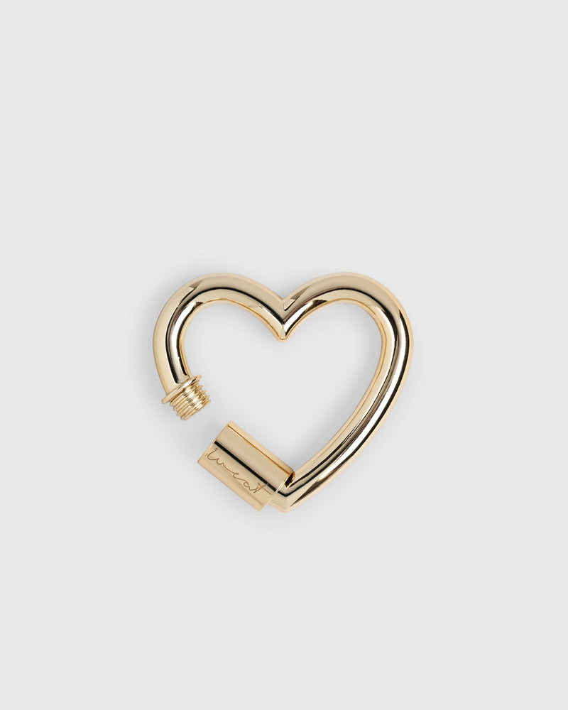 Heart Carabiner - Gold