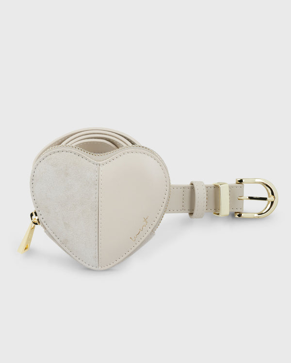 Heart Belt Taupe
