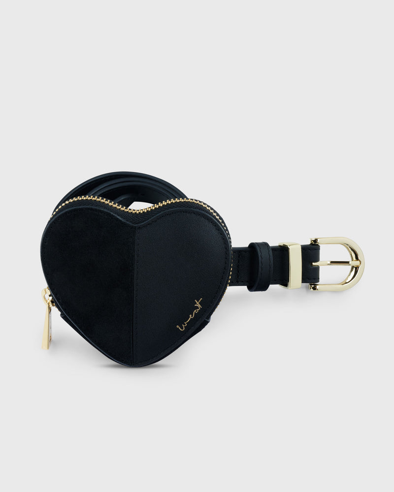 Heart Belt Black