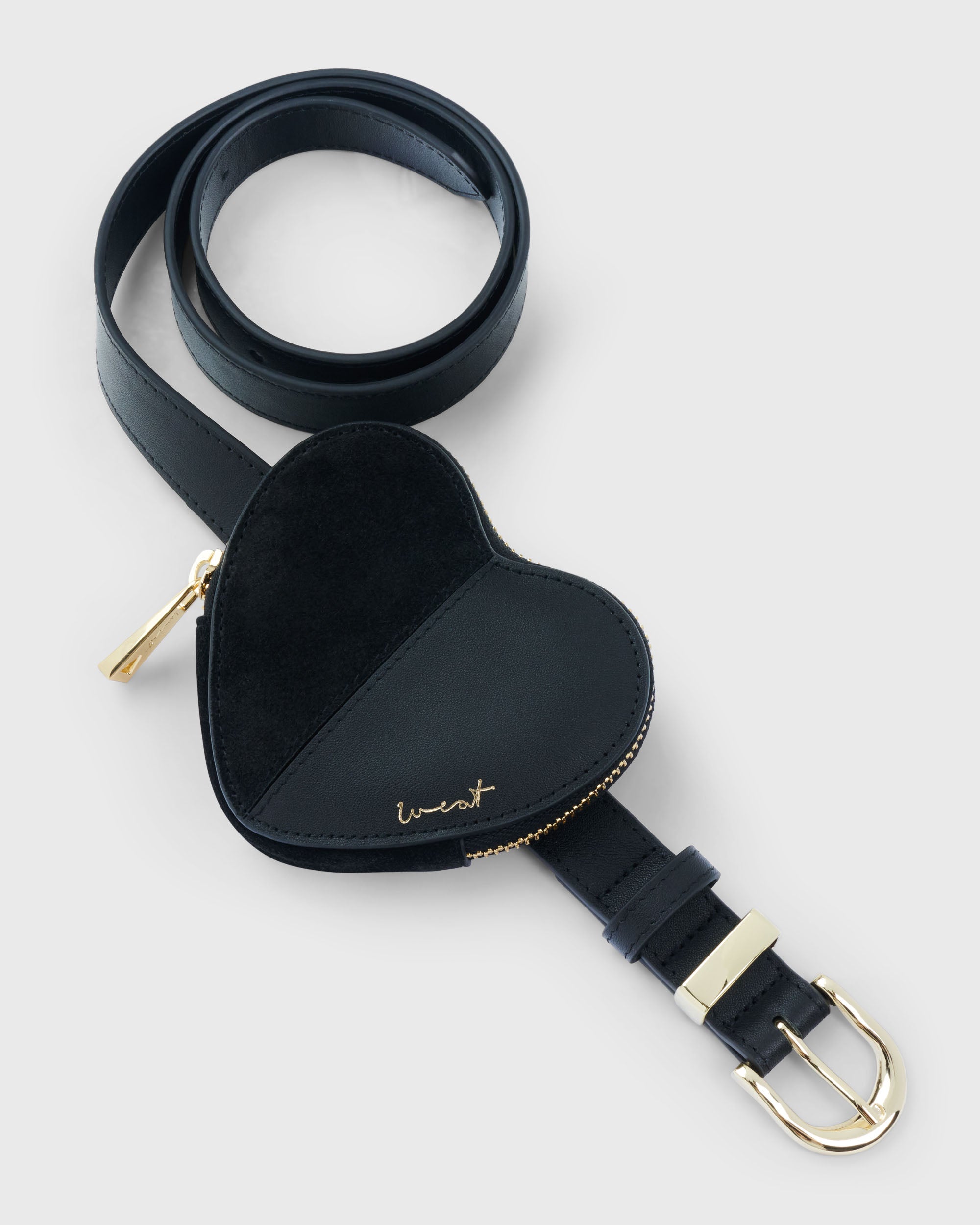 Heart Belt Black