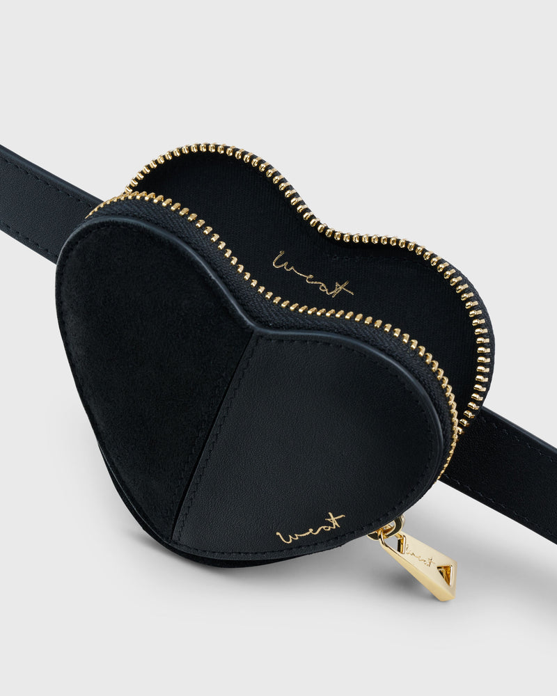 Heart Belt Black