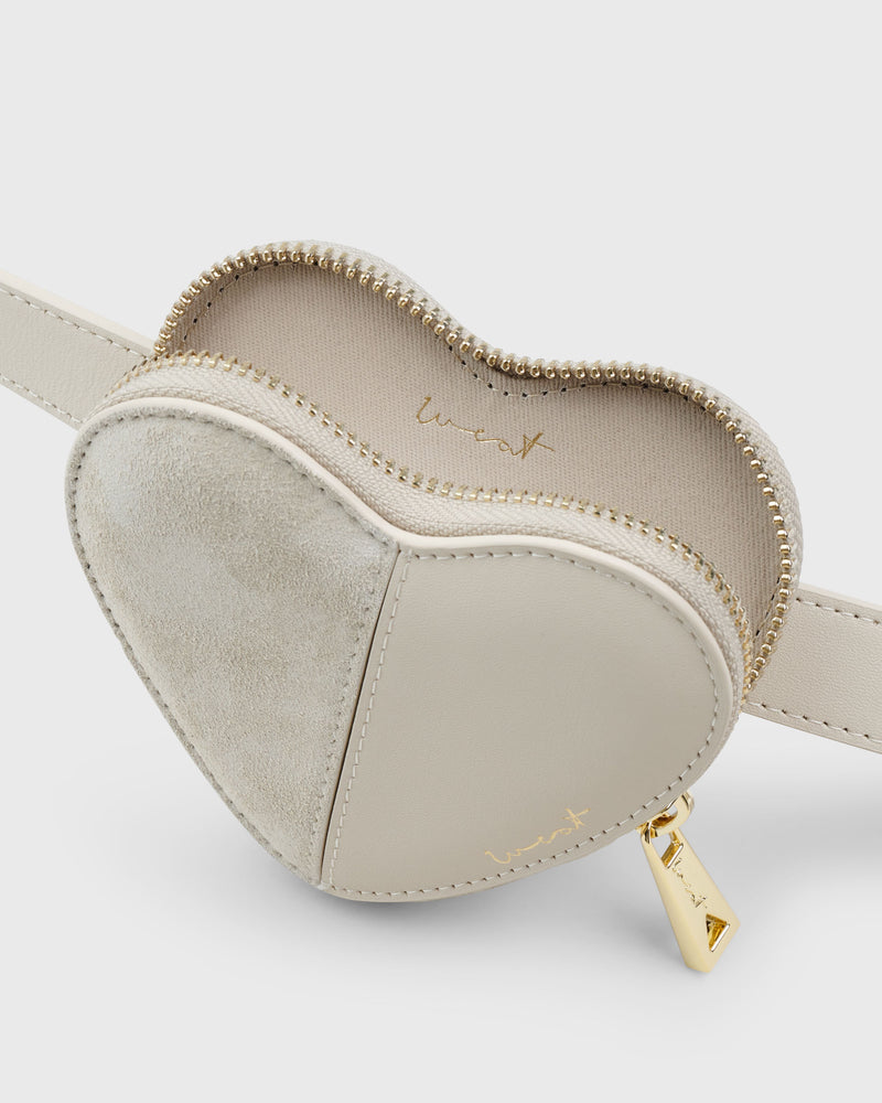 Heart Belt Taupe
