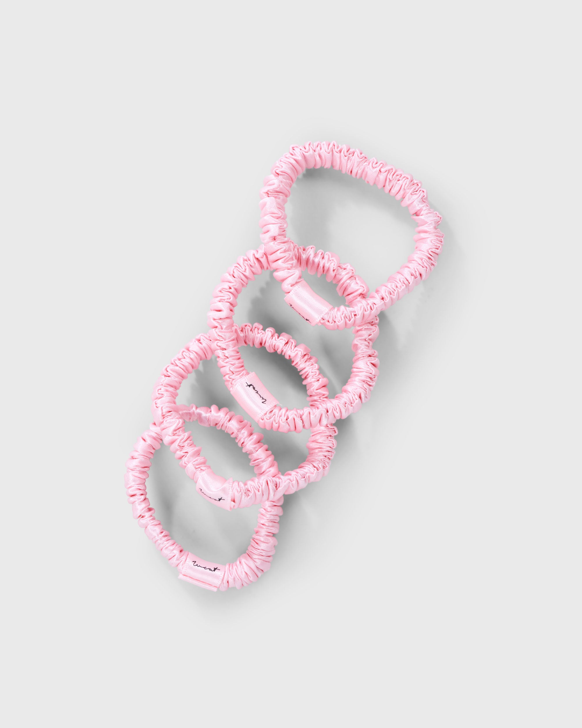Scrunchie Set Silk Pink