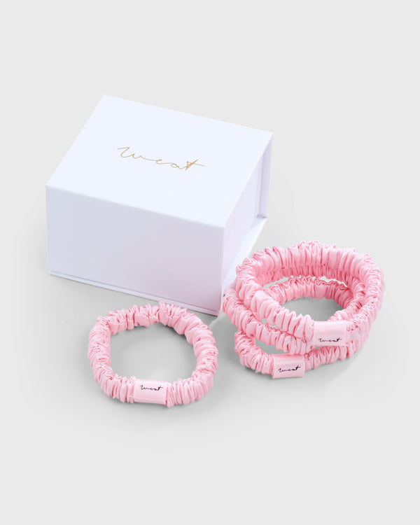 Scrunchie Set Silk Pink