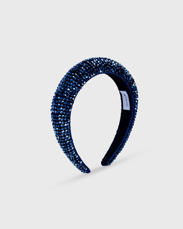 Headband Shiny Midnight Blue