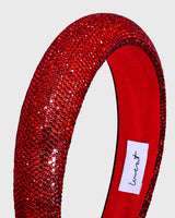 Headband Crystal Grande Red