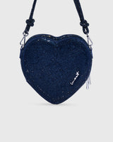 Big Heart Bag Crystal Midnight Blue