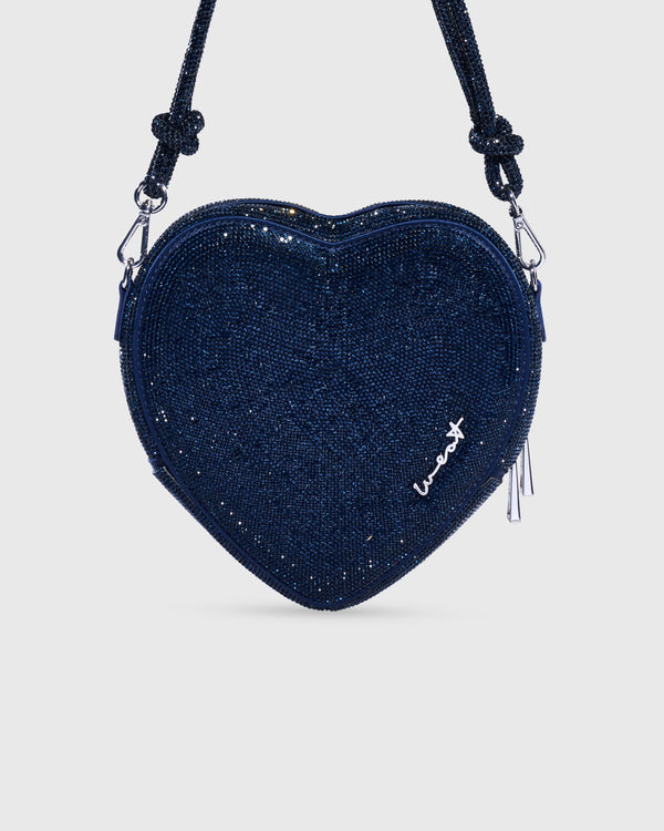 Big Heart Bag Crystal Midnight Blue