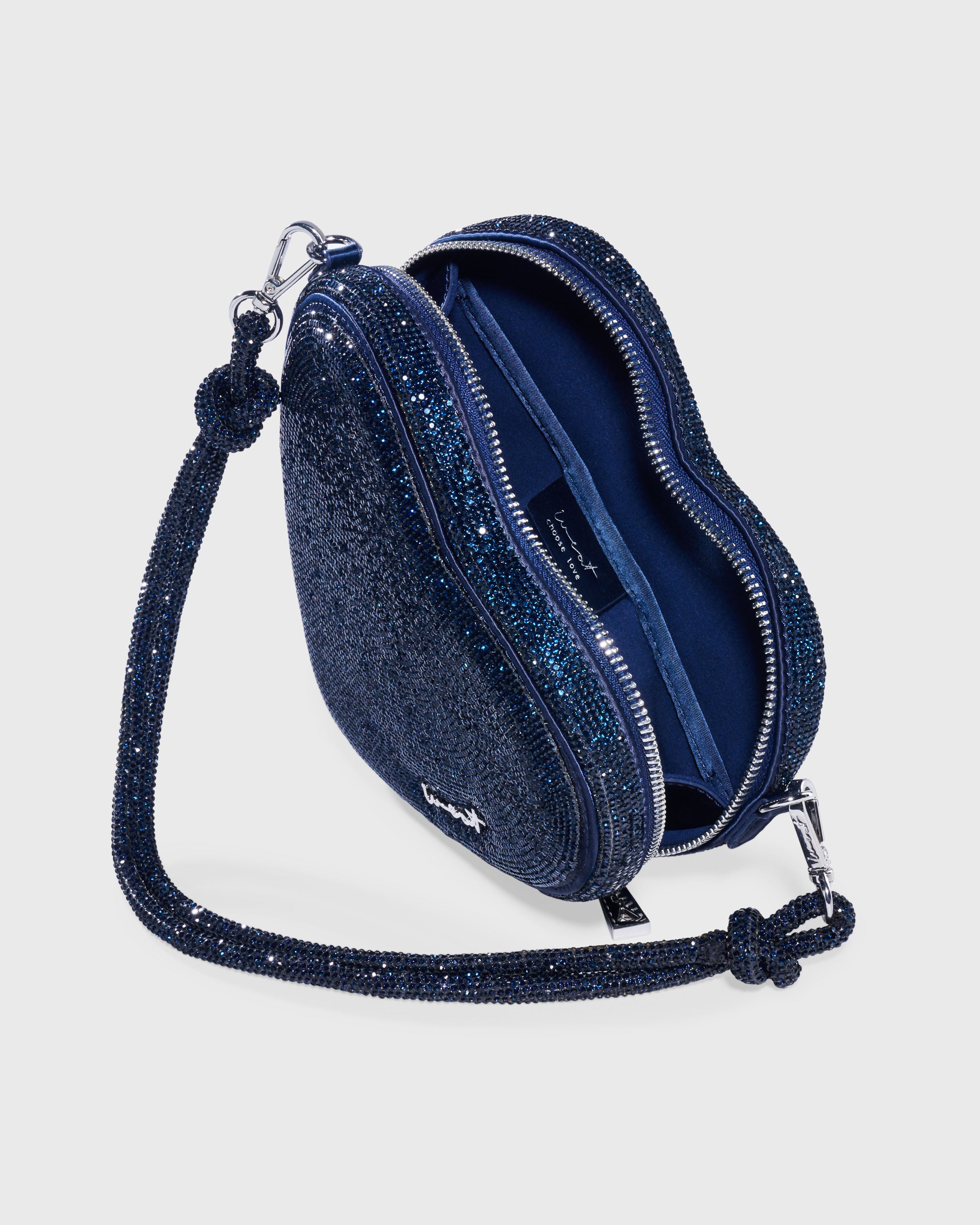 Big Heart Bag Crystal Midnight Blue