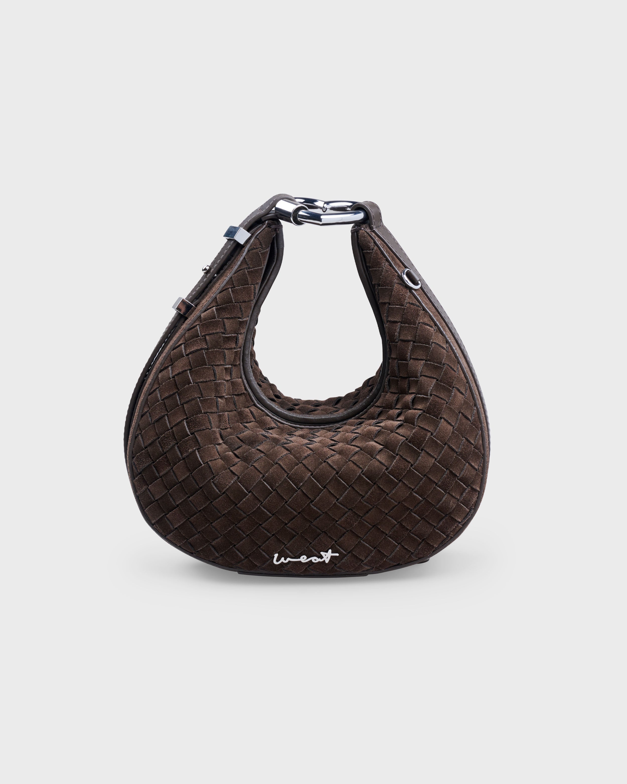 Halfmoon Bag Braided Chocolate