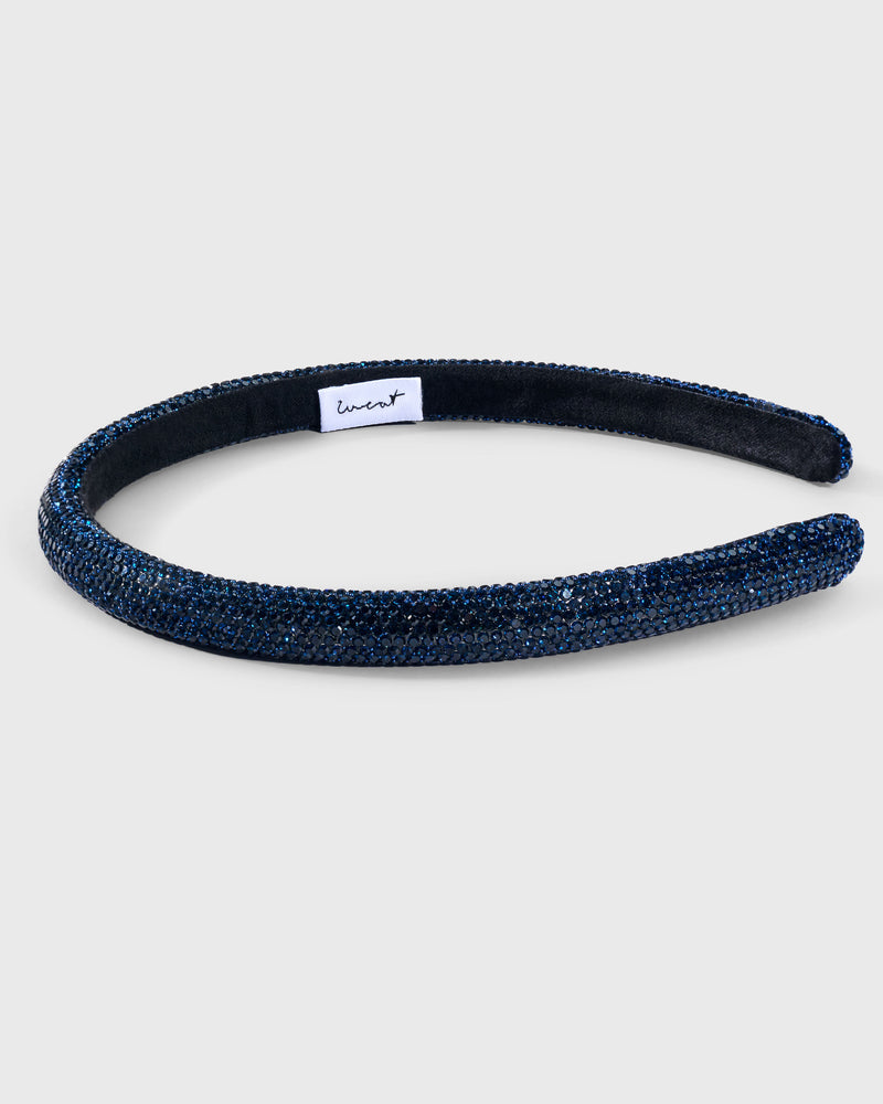 Headband Crystal Midnight Blue
