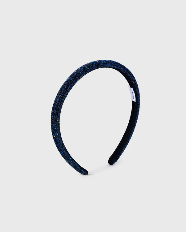 Headband Crystal Midnight Blue