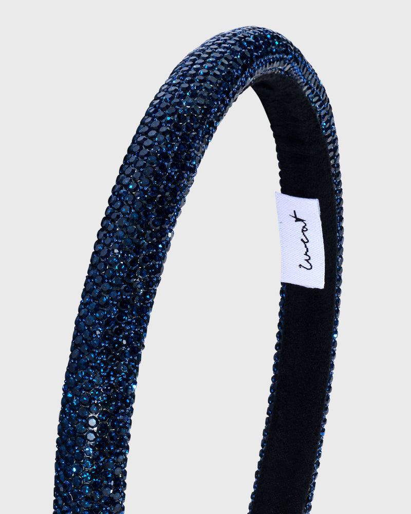 Headband Crystal Midnight Blue