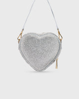 Midi Heart Bag Crystal
