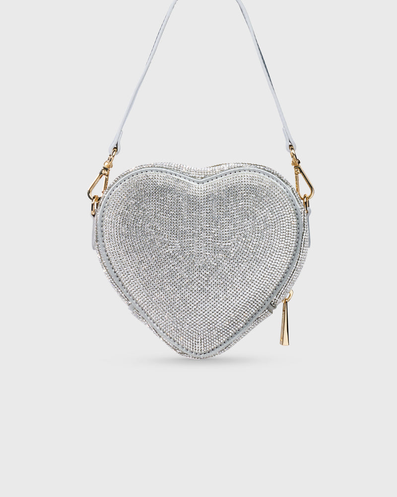 Midi Heart Bag Crystal
