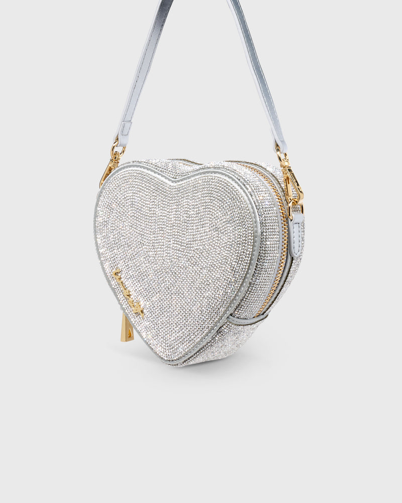 Midi Heart Bag Crystal