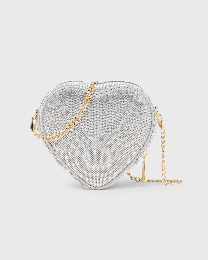 Midi Heart Bag Crystal