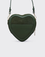 Big Heart Bag Suede Olive