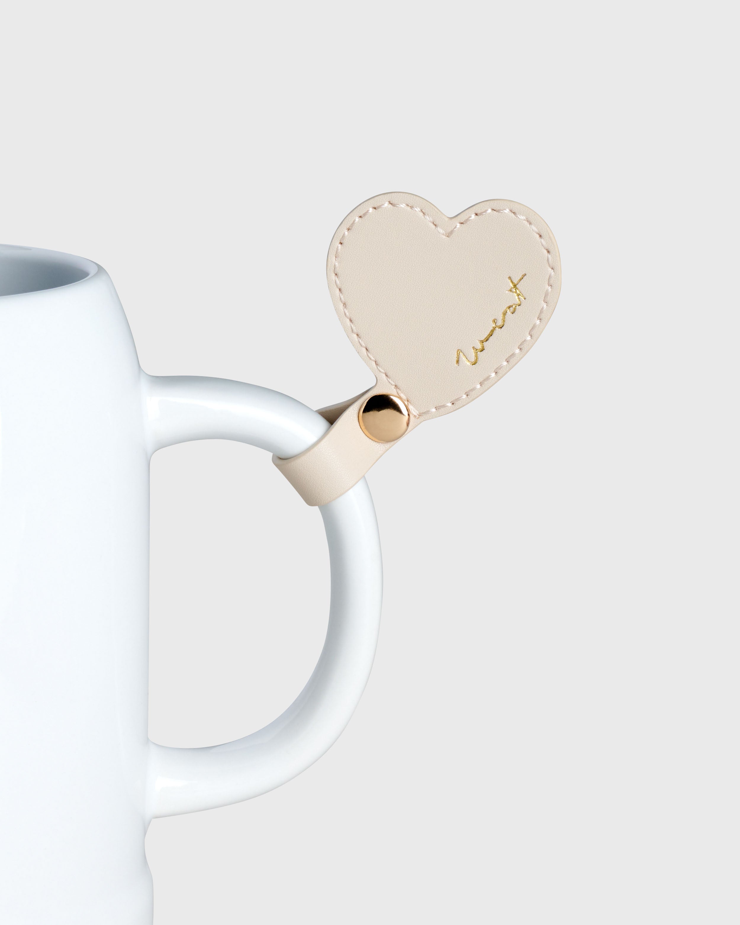 Heart Tag Taupe