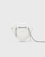 Mini Heart Bag Coconut Silver