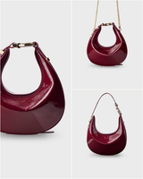 Halfmoon Bag Burgundy