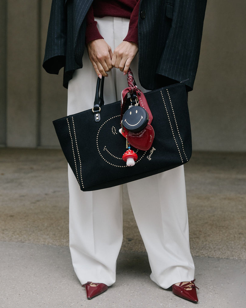 Big Tote Bag Smiley® Denim Black