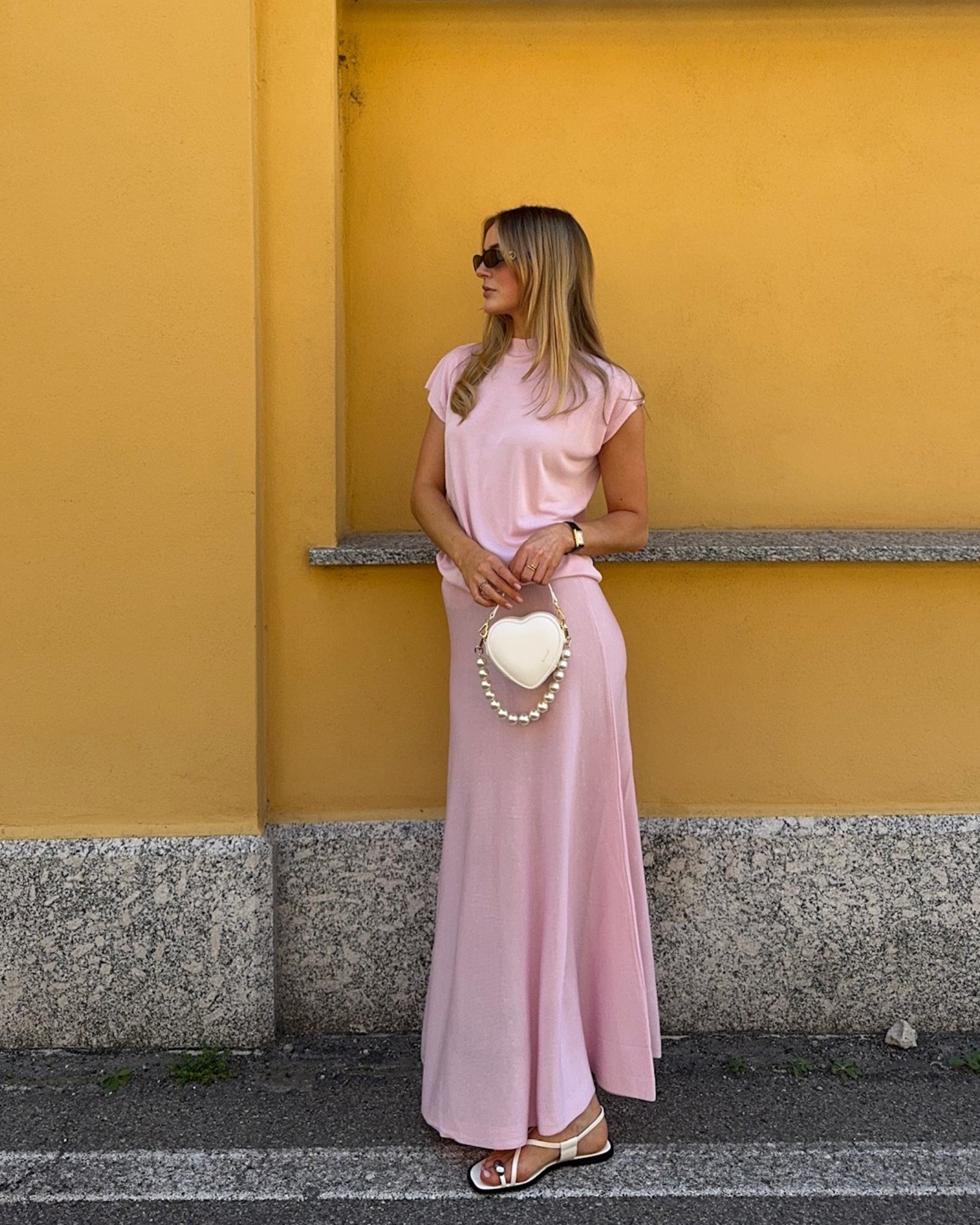 Mini Heart Bag Ivory