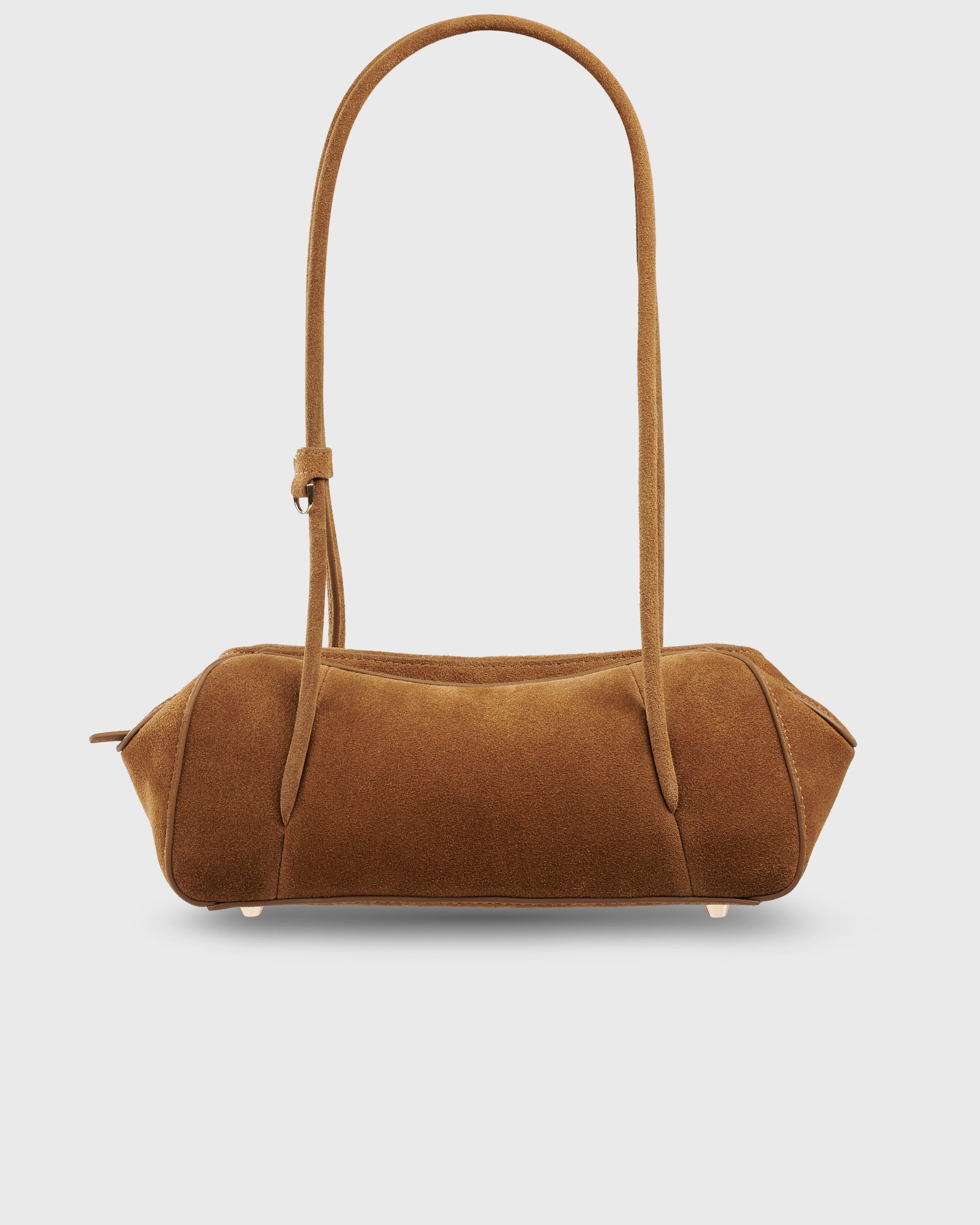 East-West Bag Suede Mocha