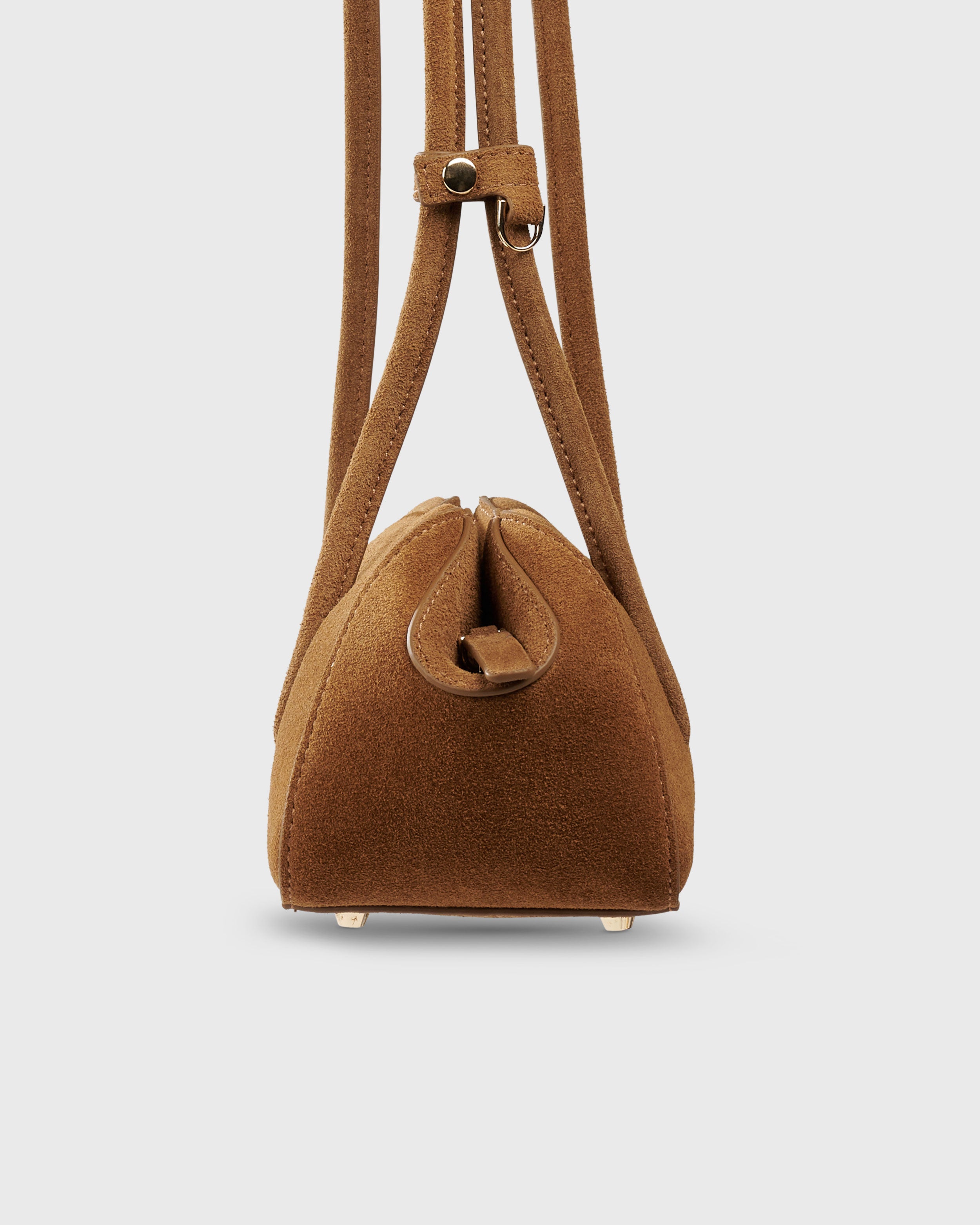 East-West Bag Suede Mocha
