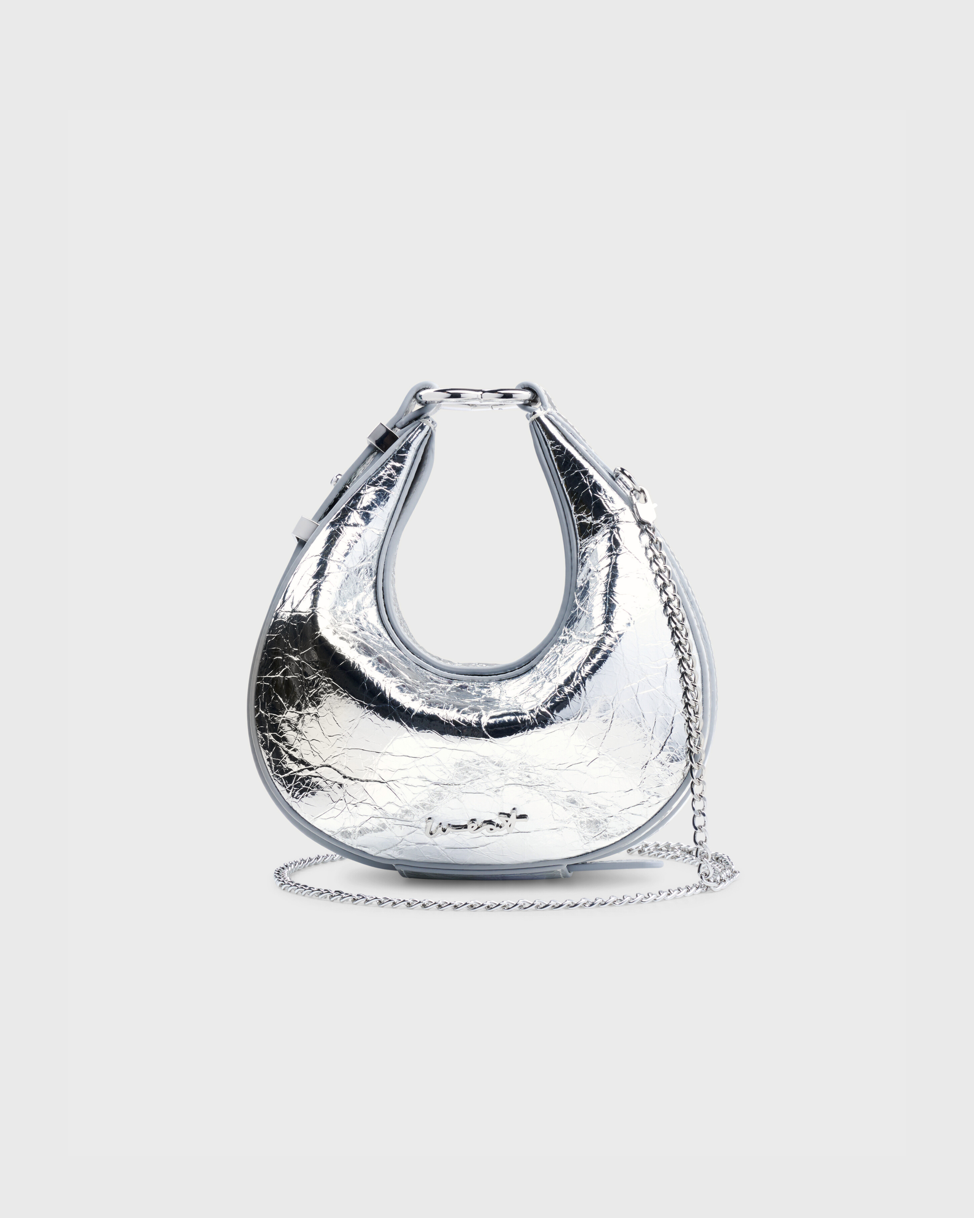 Mini Halfmoon Bag Silver