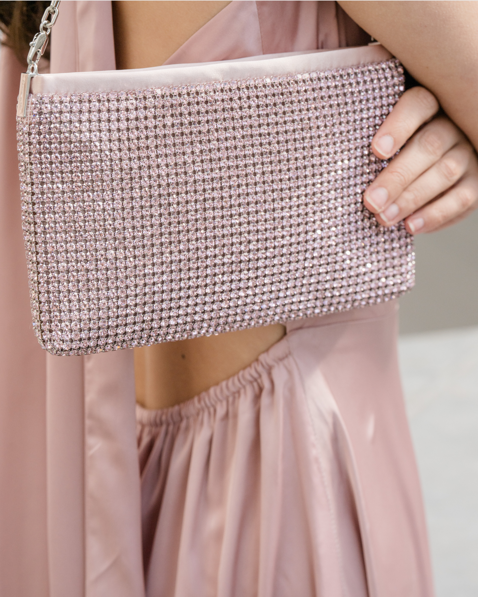 Pochette Bag Crystal Rosé