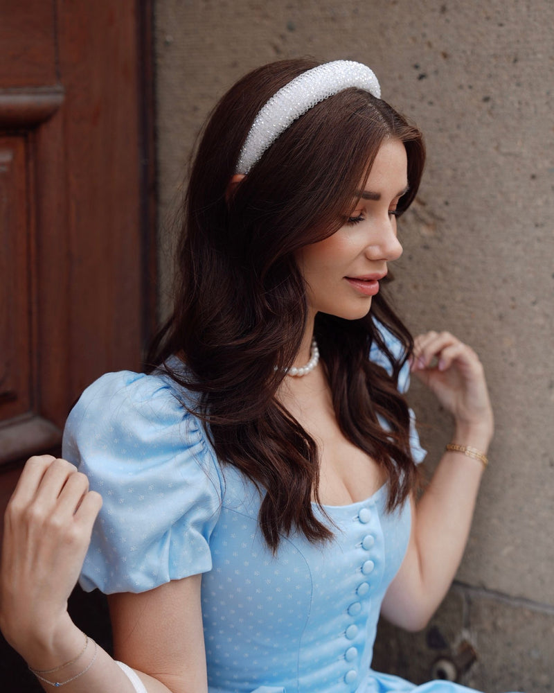Headband Shiny White