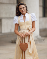Big Heart Bag Suede Caramel