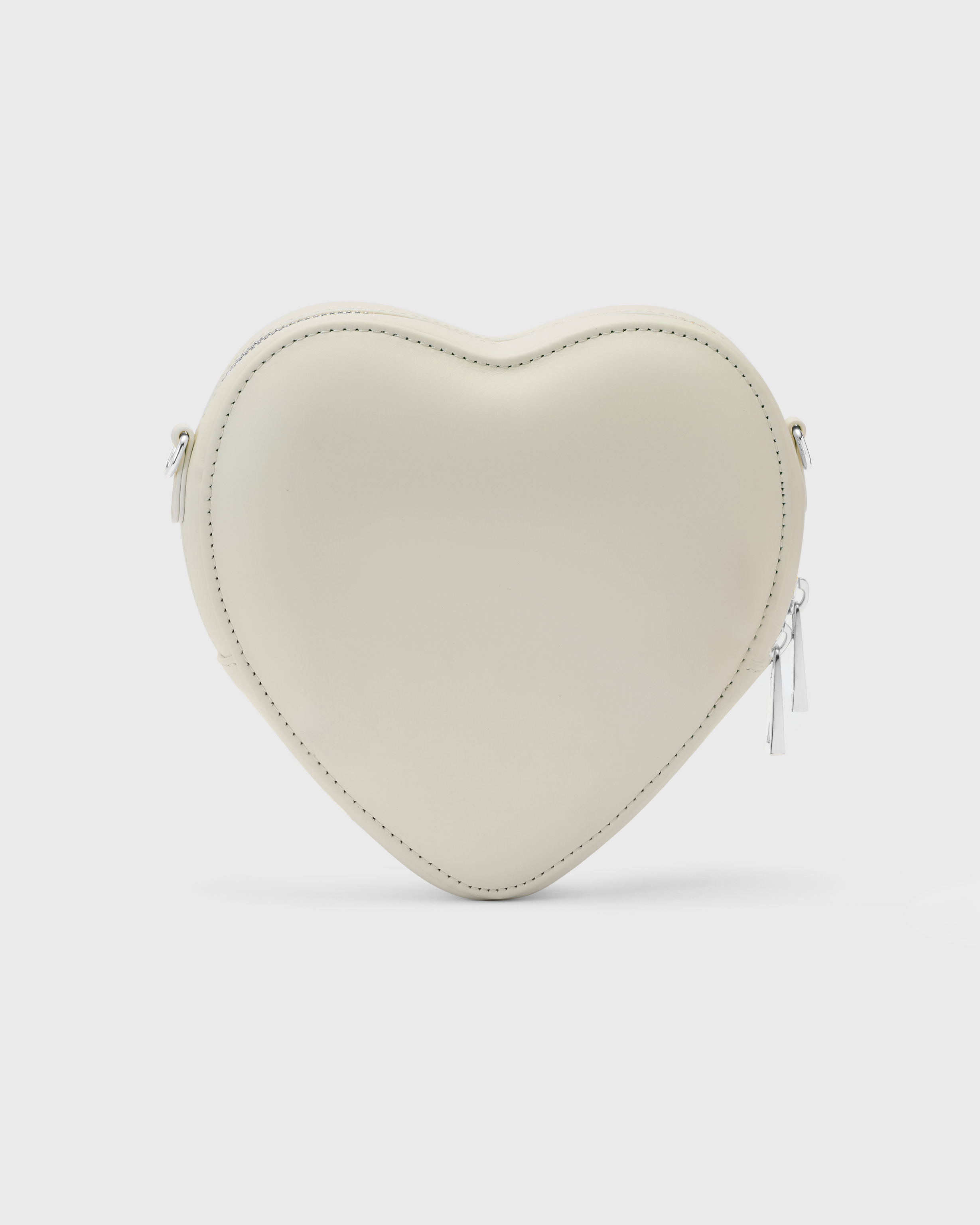 Big Heart Bag Ivory Silver