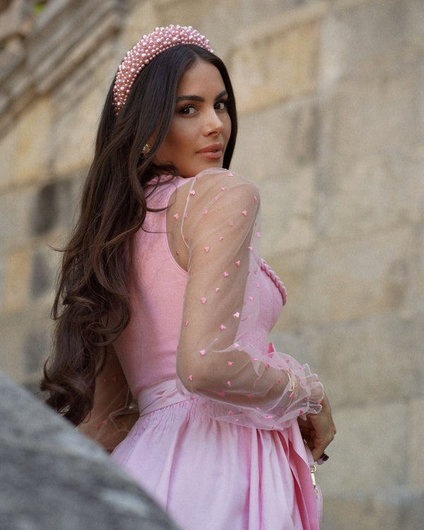 Headband Pearl Rose