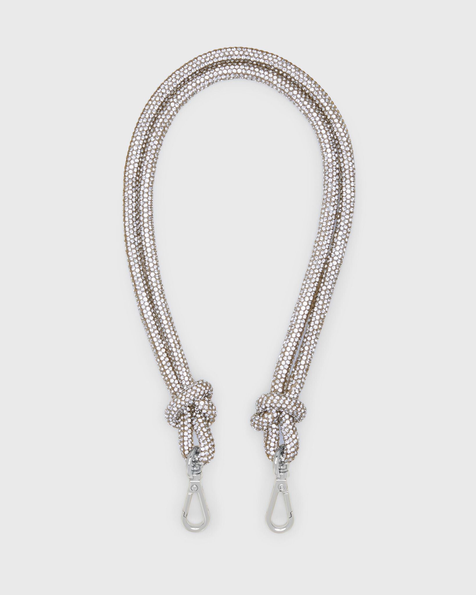 Knot Strap Crystal - Silver