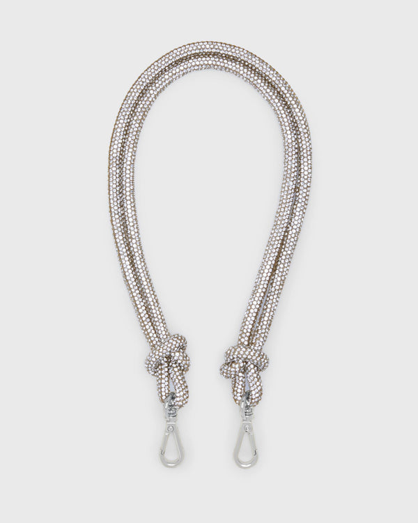 Knot Strap Crystal - Silver