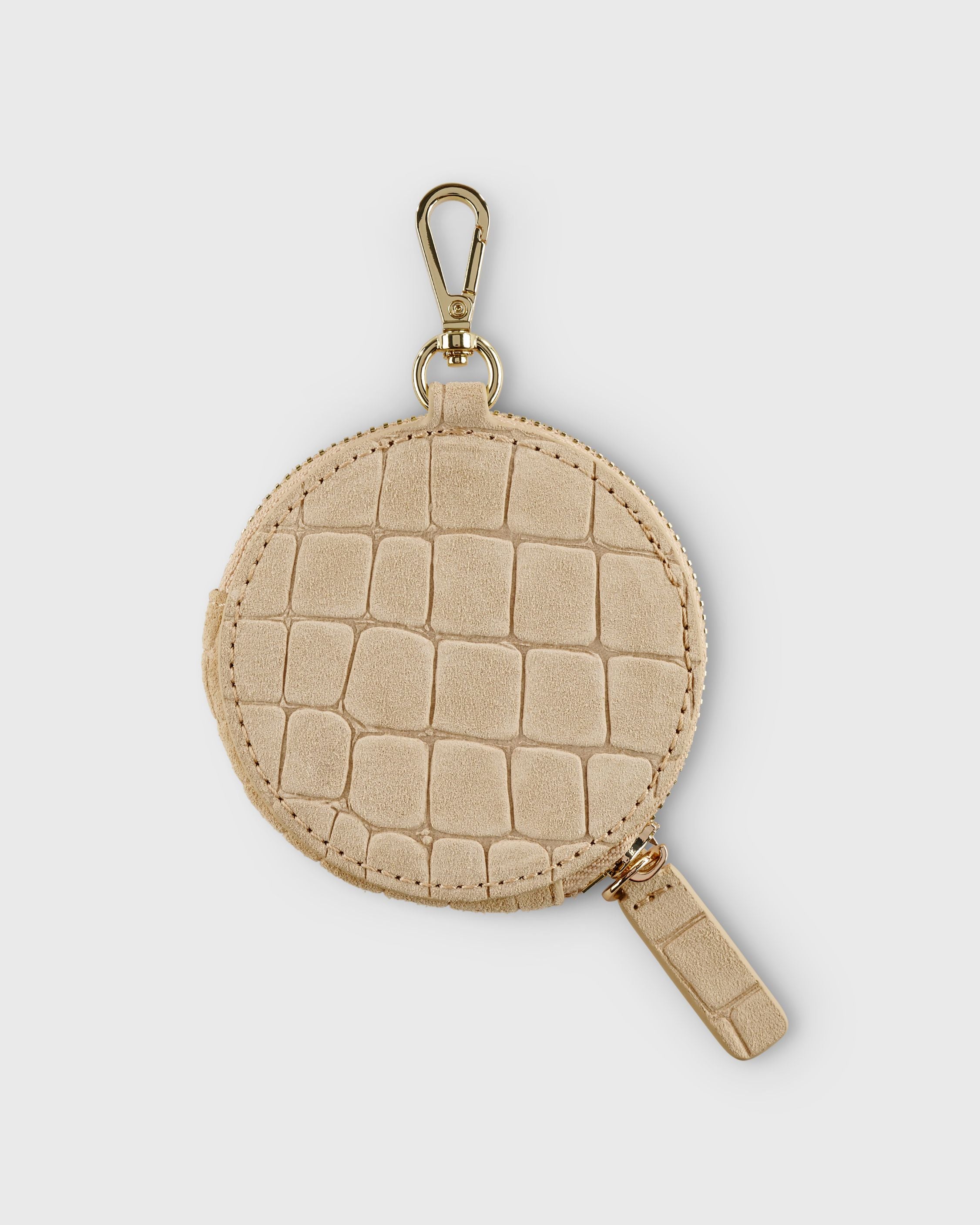 Coin Purse Croco Beige