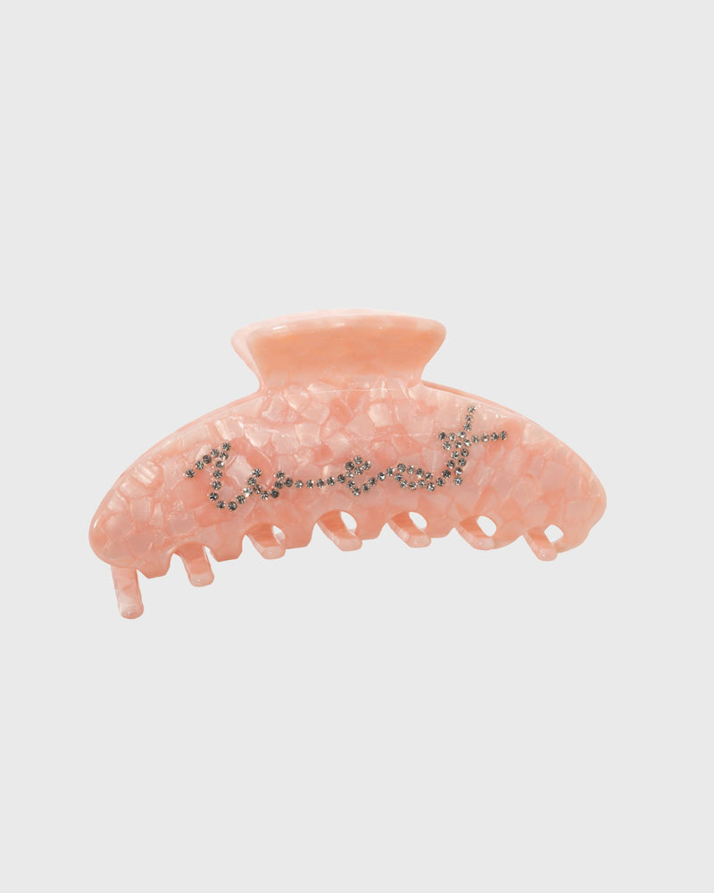 Hair Clip Crystal Pink