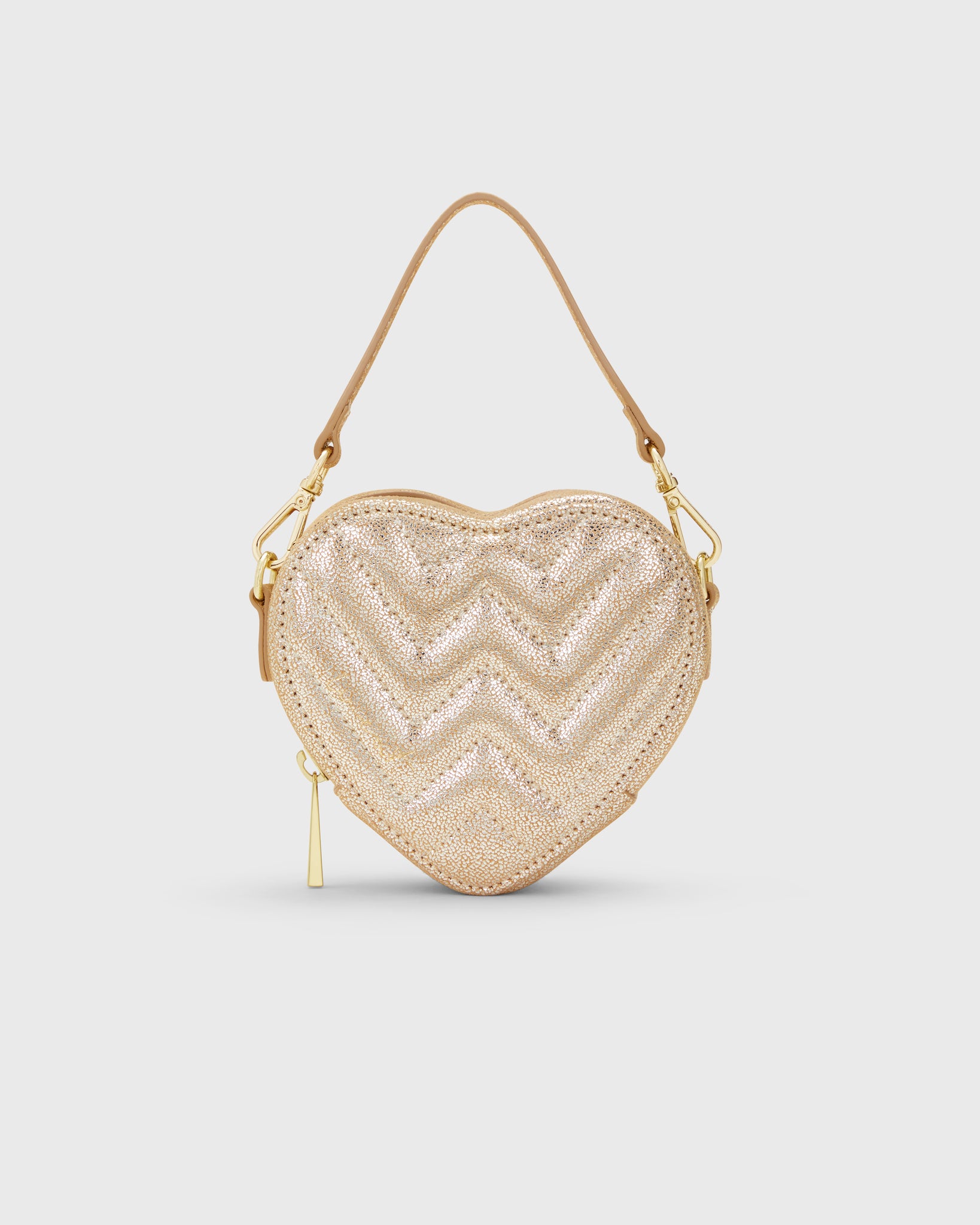 Mini Heart Bag Champagne
