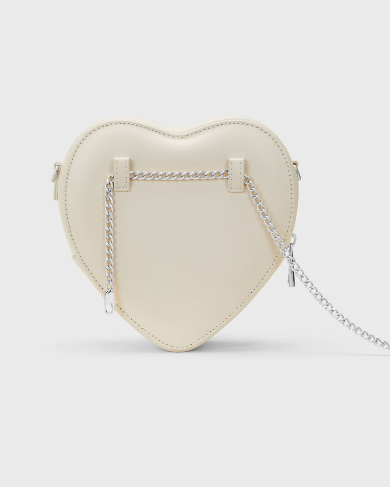 Big Heart Bag Ivory Silver – WEAT-STUDIO