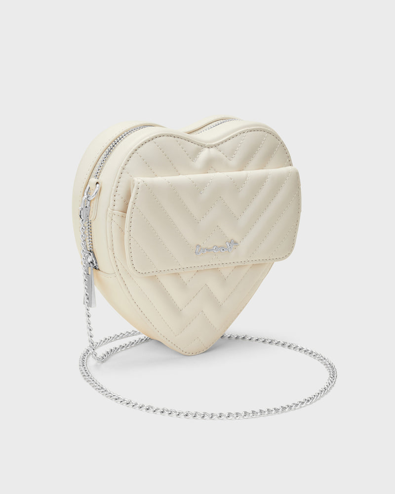 Mini Heart Bag Burgundy Silver – WEAT-STUDIO