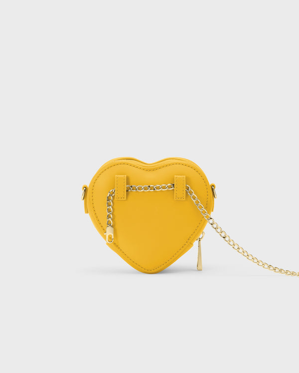 Mini Heart Bag Mustard