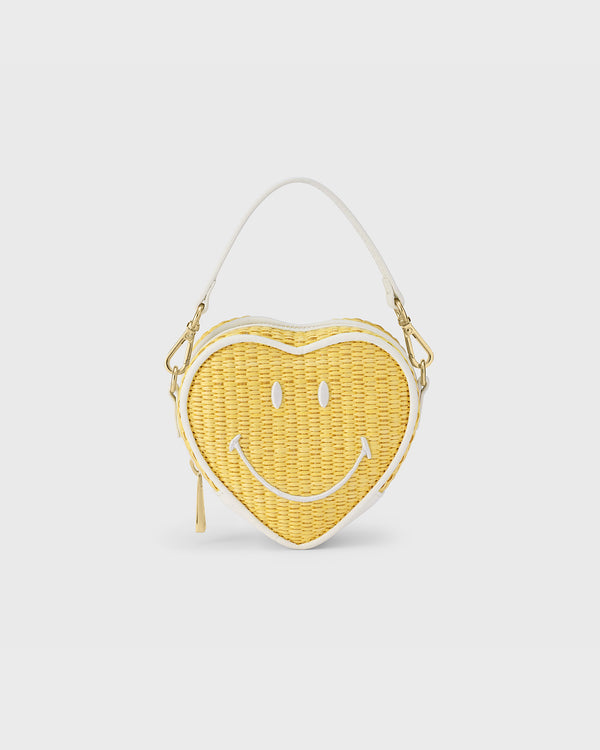 Mini Heart Bag Smiley® Lemon