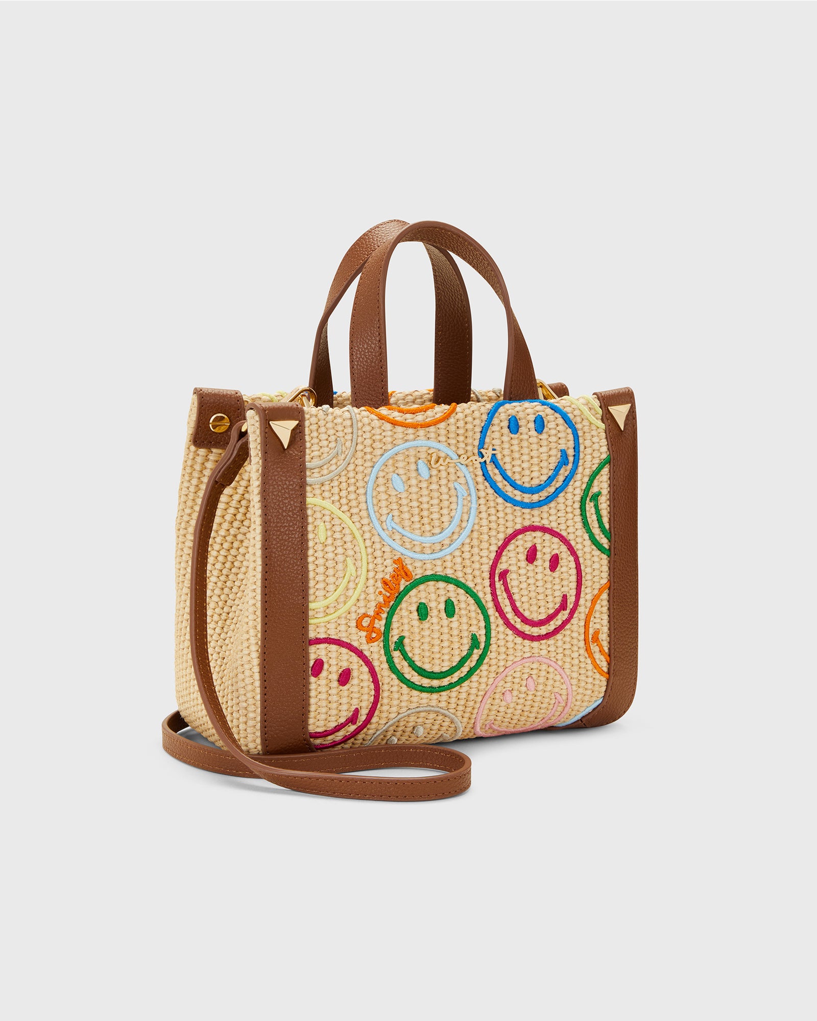 ★関税込★JILLSTUART× Smiley★COWHIDE MINI TOTE BAG★バッグ ☆関税込☆JILLSTUART× Smiley☆COWHIDE MINI TOTE BAG☆バッグ